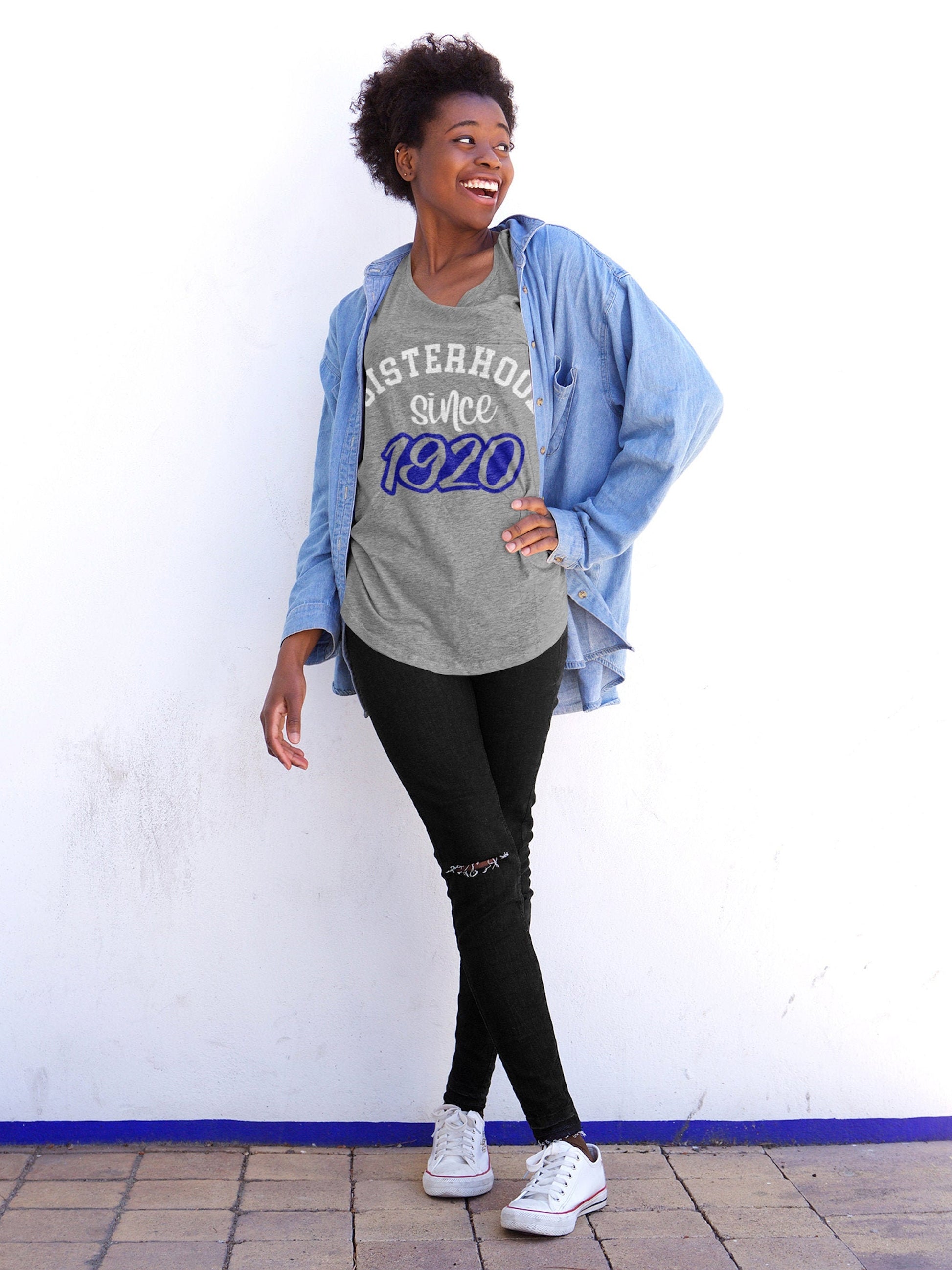 Zeta Phi Beta Sorority 1920 T Shirt - Sisterhood 1920 - Unisex Shirt - Tru Blu TeeZ