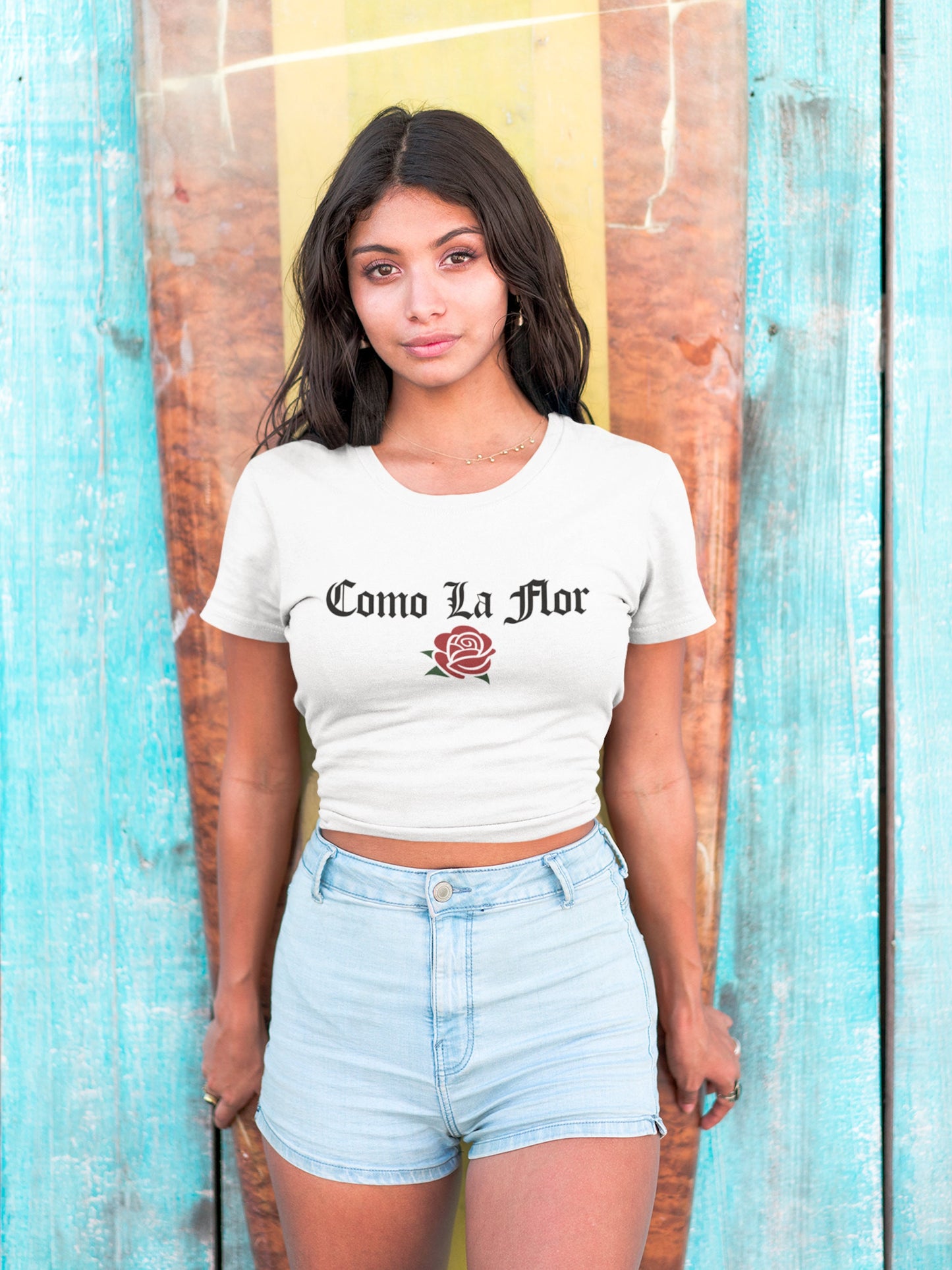 Como La Flor T-Shirt | Selena Lovers | Hispanic Sayings - Tru Blu TeeZ