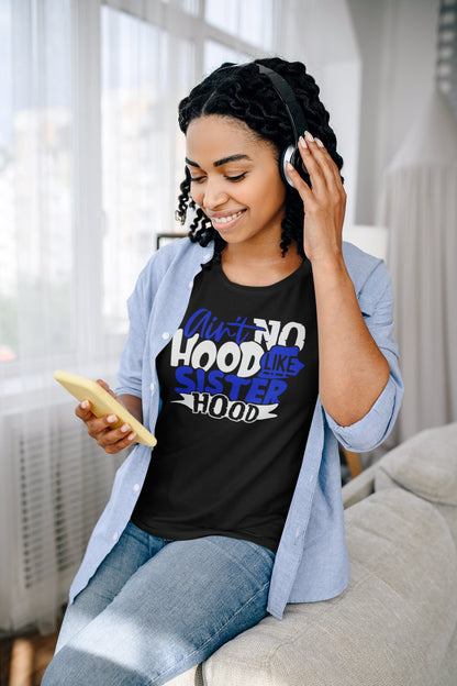 Sisterhood Shirt | No Hood Like Sisterhood |  Sorority Sisters - Tru Blu TeeZ