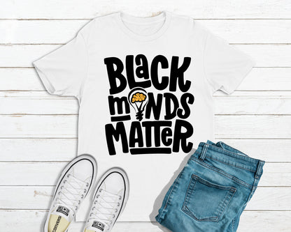 Black Minds Matter | Melanin Clothing | Black Lives | Black Mentors - Tru Blu TeeZ