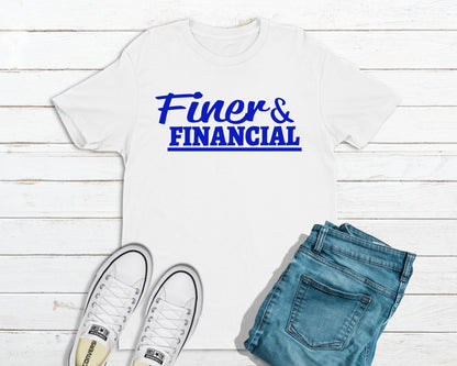 Finer & Financial | Zeta Phi Beta Sorority | Sorority T-Shirt - Tru Blu TeeZ