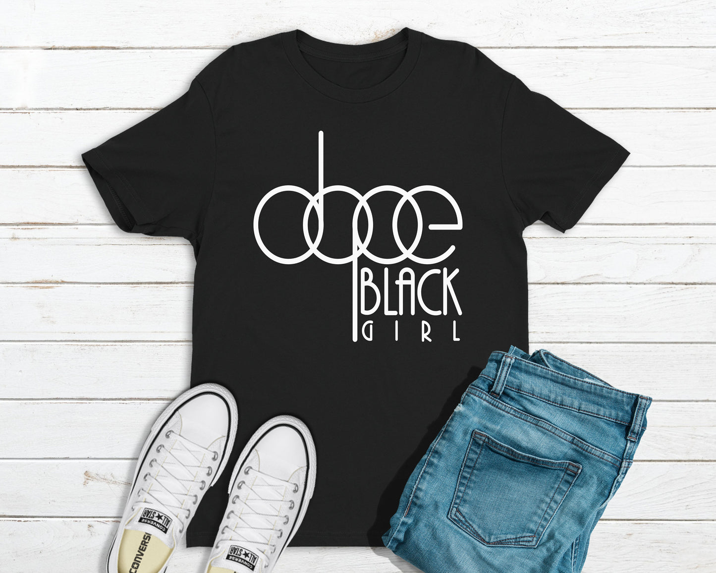 Dope Black Girl T-Shirt | Black Girl Tee | Black Lives Matter - Tru Blu TeeZ