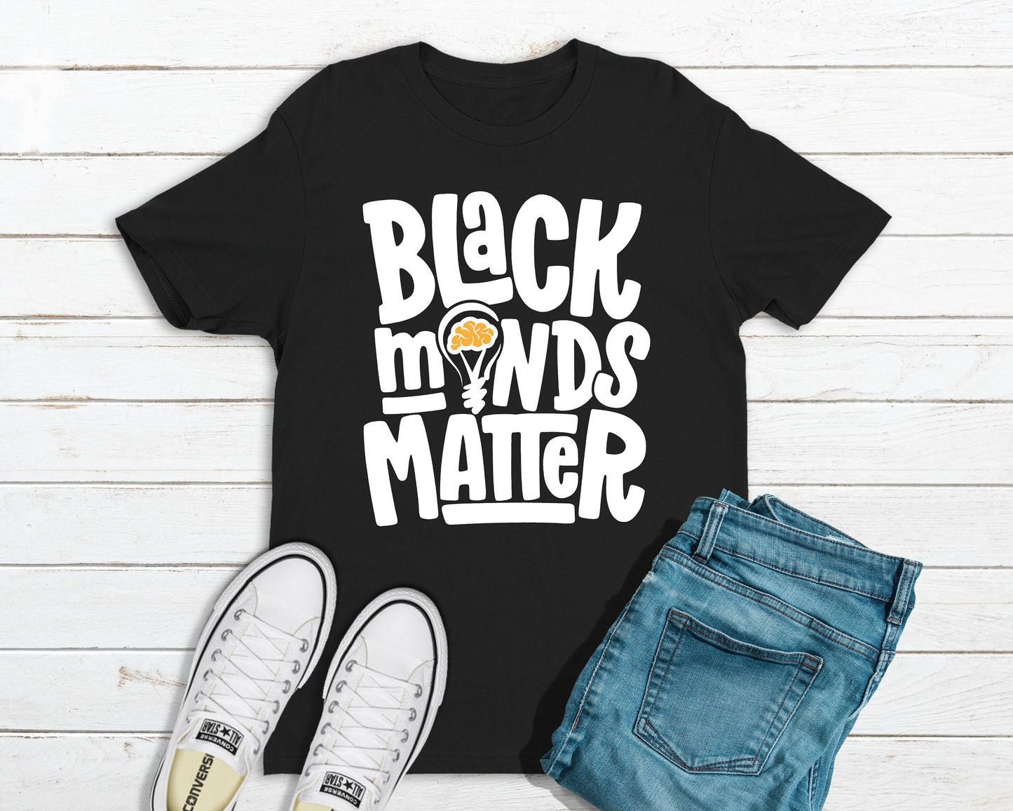 Black Minds Matter | Melanin Clothing | Black Lives | Black Mentors - Tru Blu TeeZ