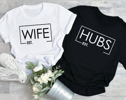 Wife\Husband Shirts | Couples Shirts | Wedding | Anniversary Shirts - Tru Blu TeeZ