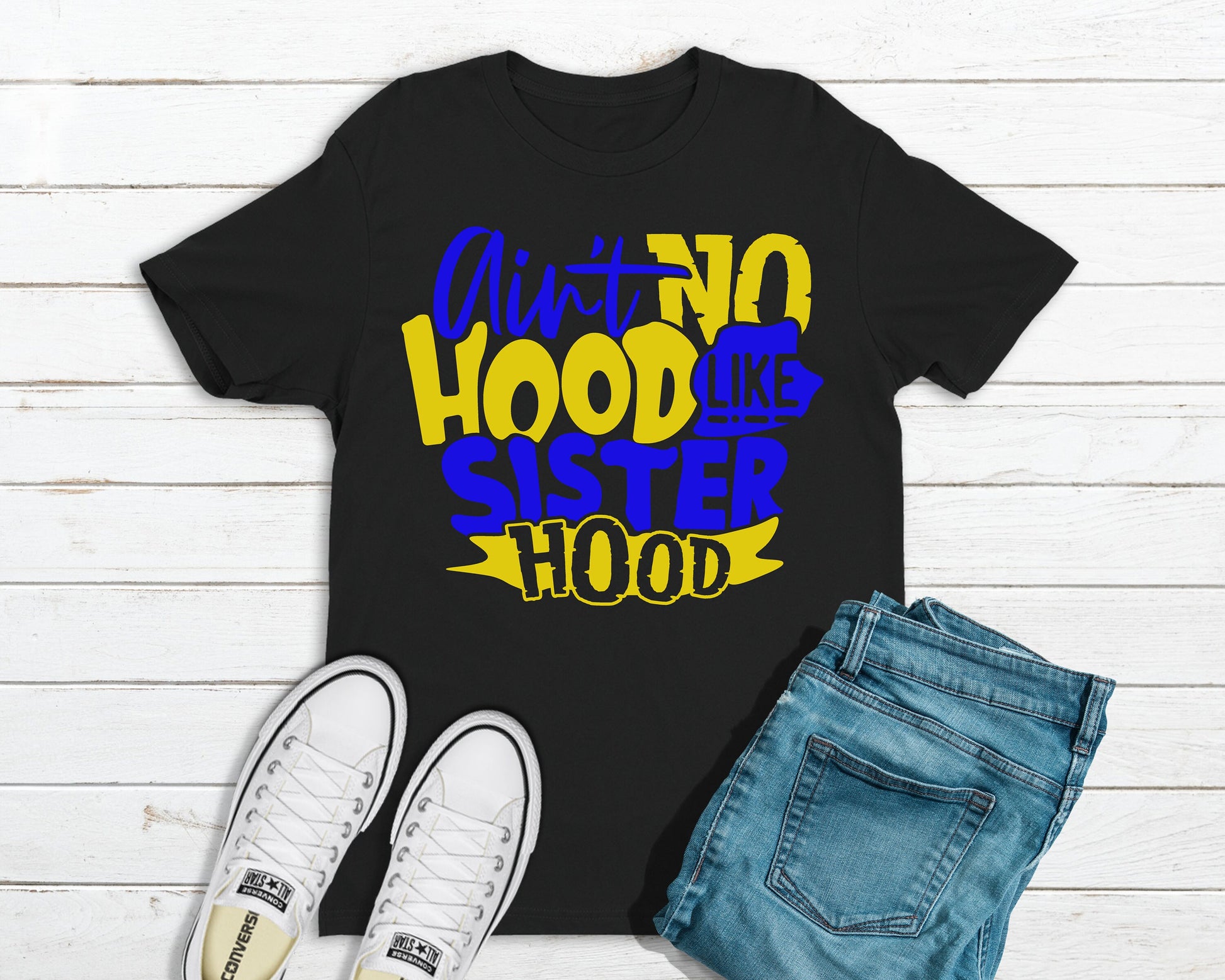 Sisterhood Sorority Shirts | Sigma Gamma Rho Inspired | Gold and Blue 1922 - Tru Blu TeeZ