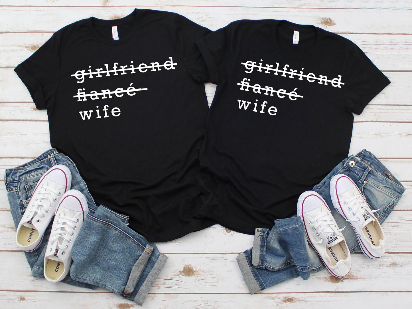 Same Sex Wedding Shirt | Couples Clothing | Same Sex Couples Shirt | Wives or Husbands - Tru Blu TeeZ