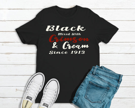 Crimson and Cream | Delta Sigma Theta Inspired Clothing | Black Mixed with - Tru Blu TeeZ