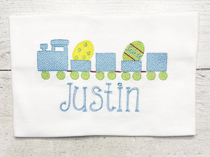 Easter Boy Shirt | Easter Train | Boys Easter Shirt