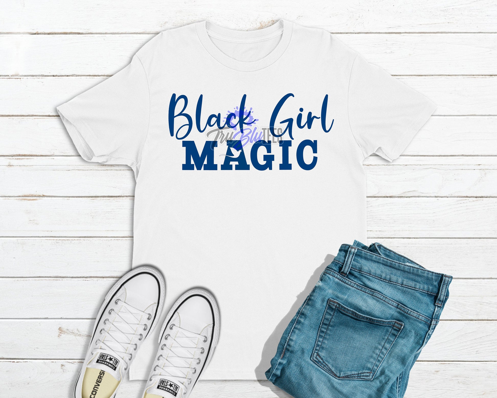 Amicette Club Shirt | Black Girl Magic | Zeta Phi Beta Youth | Zeta Phi Beta Sorority - Tru Blu TeeZ