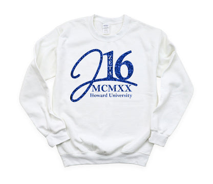 J16 Sorority Shirt | ZPHIB J16 | Z Phi B Founders's Day| Royal Blue and White - Tru Blu TeeZ