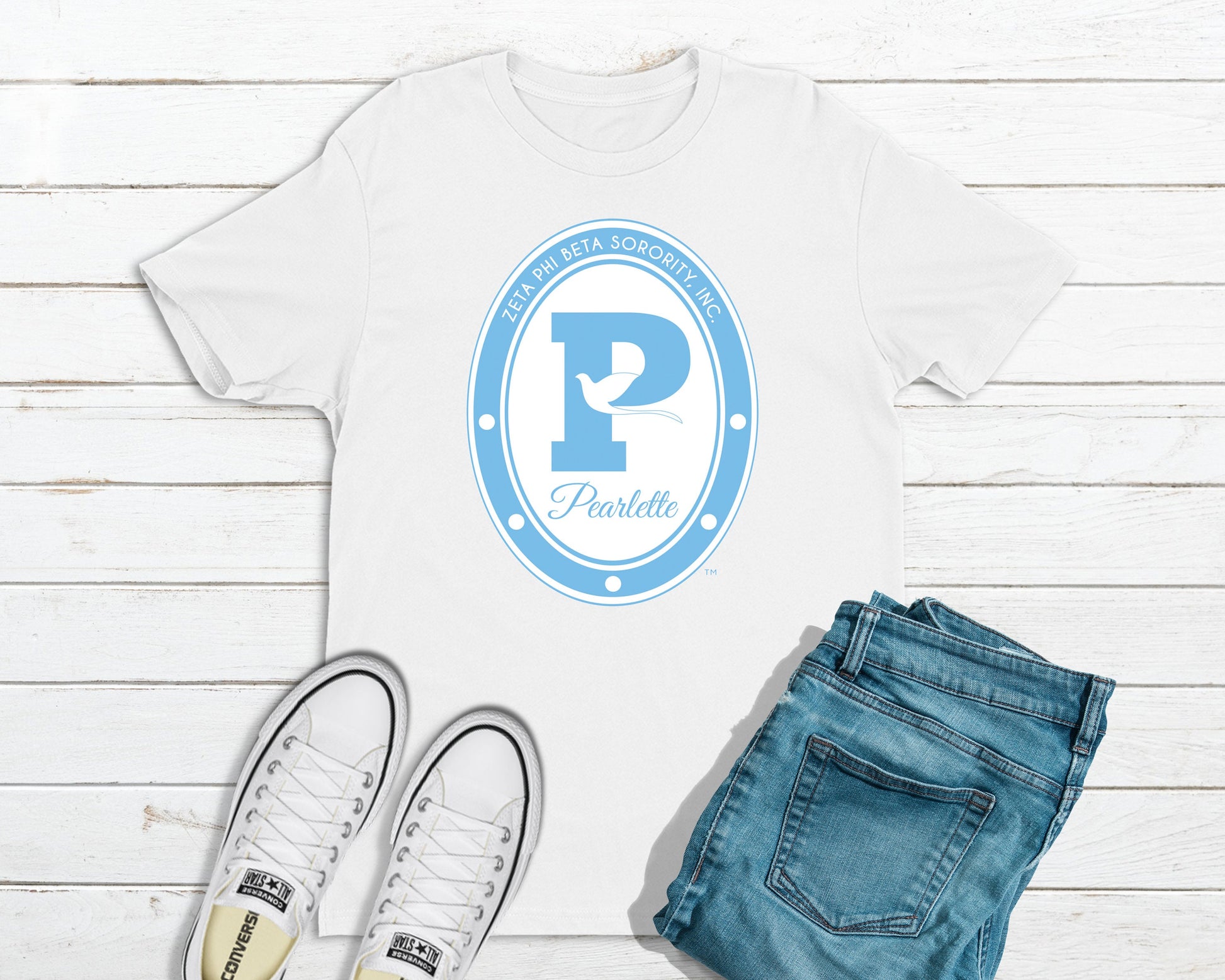 Pearlette Club Shirt | Pearlette Club Shirt | Zeta Phi Beta Youth | Zeta Phi Beta Sorority - Tru Blu TeeZ