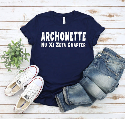 Archonette Chapter Shirt | Archonette Club Shirt | Zeta Phi Beta Youth | Zeta Phi Beta Sorority - Tru Blu TeeZ