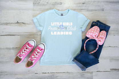 Little Girls Leading | Pearlette Club Shirt | Zeta Phi Beta Youth | Zeta Phi Beta Sorority - Tru Blu TeeZ