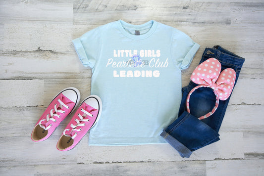 Little Girls Leading | Pearlette Club Shirt | Zeta Phi Beta Youth | Zeta Phi Beta Sorority - Tru Blu TeeZ