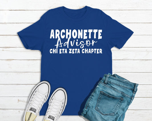 Archonette Advisor Chapter Shirt | Archonette Advisor Shirt | Zeta Phi Beta Youth | Zeta Phi Beta Sorority