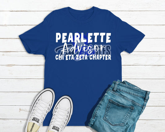 Pearlette Advisor Chapter Shirt | Pearlette Advisor Shirt | Zeta Phi Beta Youth | Zeta Phi Beta Sorority